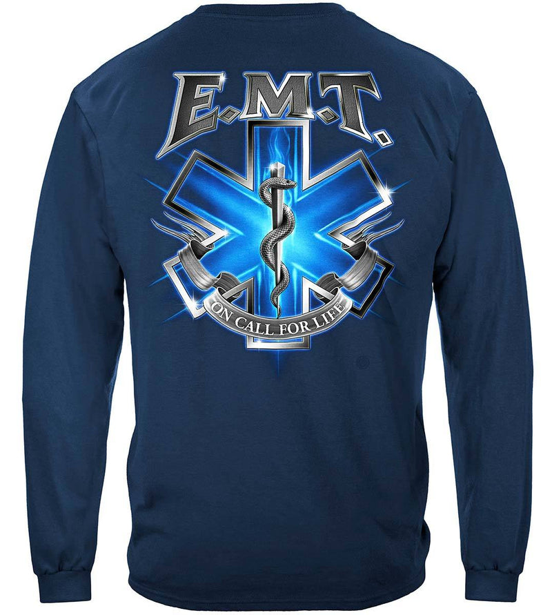 On Call For Life EMT Premium Hooded Sweat Shirt