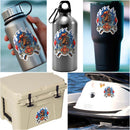 Firefighter First In last Out Premium Reflective Decal