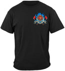 Firefighter Fire Dog First in Last Out Premium T-Shirt