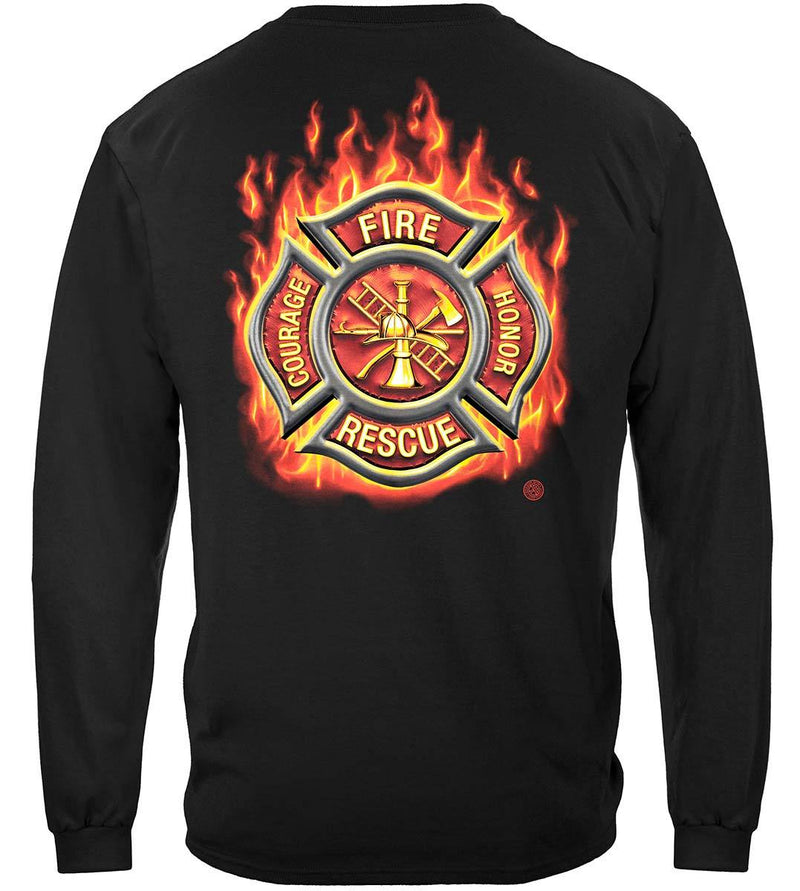Firefighter classic Fire Maltese Premium Hooded Sweat Shirt