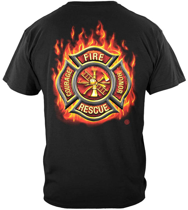 Firefighter Classic Fire Maltese Premium T-Shirt