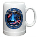 Patriotic United We Stand Stoneware White Coffee Mug Gift Set