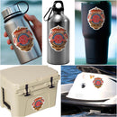 Firefighter Badge Of Honor Premium Reflective Decal