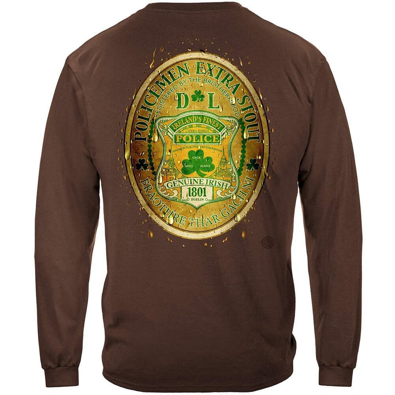Police DL Bottled by Ireland's Irish Finest Police Premium Hooded Sweat Shirt