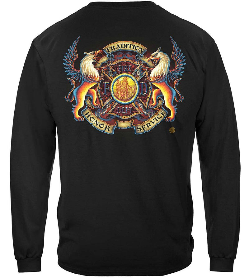 Firefighter Coat of Arms Premium T-Shirt