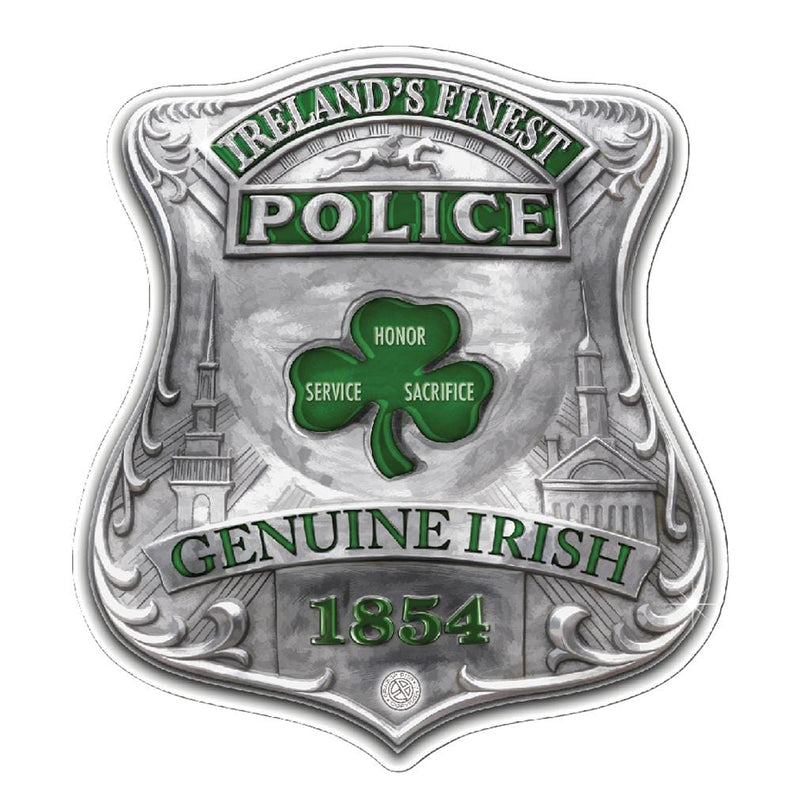 Garda Irish Ireland Finest Premium Reflective Decal