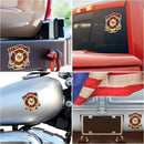 Volunteer Firefighter Premium Reflective Decal