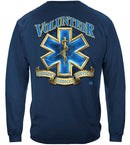 Volunteer EMS Gold Shield Premium Hooded Sweat Shirt