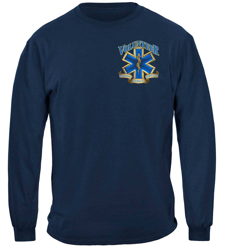 Volunteer EMS Gold Shield Premium Hooded Sweat Shirt