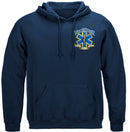Volunteer EMS Gold Shield Premium Hooded Sweat Shirt