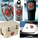 Red High Honor Firefighter Tribute Premium Reflective Decal