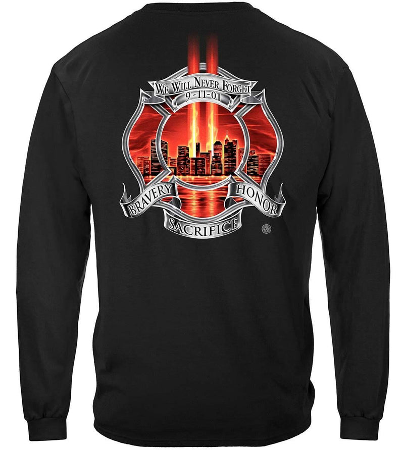 Red Tribute High Honor Firefighter Premium T-Shirt