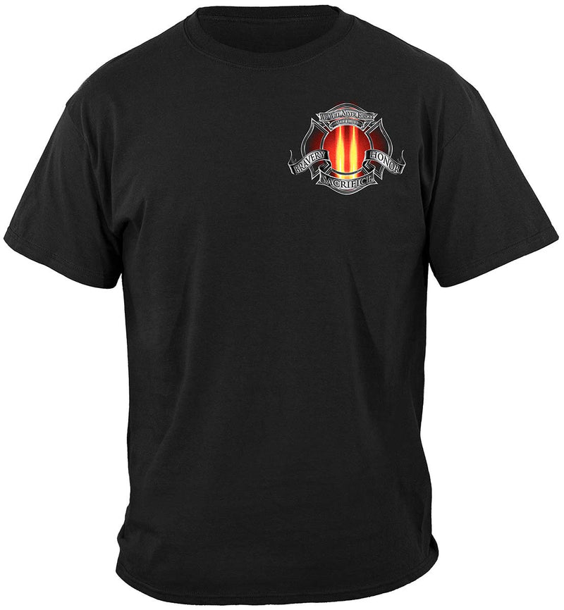 Red Tribute High Honor Firefighter Premium T-Shirt