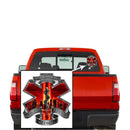 Red High Honor EMS Tribute Premium Reflective Decal