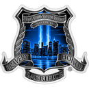 After Math 911 Police Premium Reflective Decal