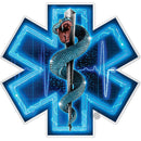 Silver Snake EMT Full Premium Reflective Decal