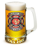 Fire Honor Courage Sacrifice 343 badge Firefighter 25oz Tankard Glass Set