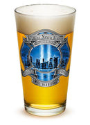 911 Firefighter Blue Skies 16oz Pint Glass Glass Set