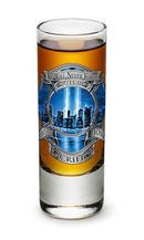 911 Firefighter Blue Skies 2oz Shooter Shot Glass Glass Set