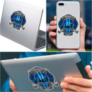 911 Firefighter Blue Skies We Will Never Forget Premium Reflective Decal