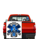 911 EMS Blue Skies We Will Never Forget Premium Reflective Decal