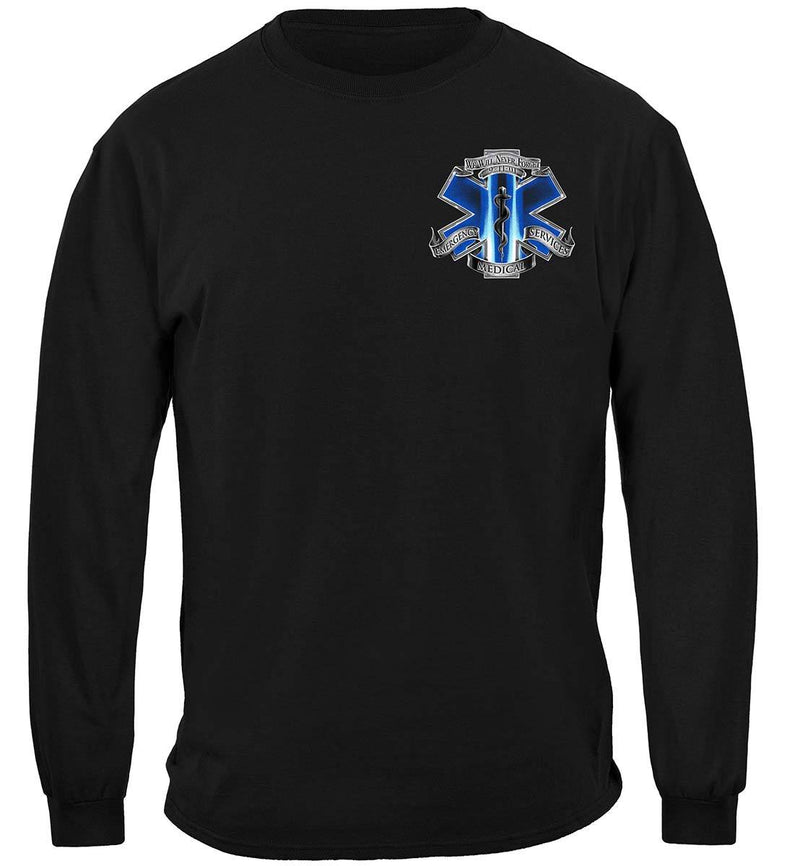 911 EMS Blue Skies We Will Never Forget Premium Long Sleeves