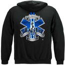911 EMS Blue Skies We Will Never Forget Premium Hooded Sweat Shirt