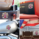 Firefighter Race For a Cure Premium Reflective Decal