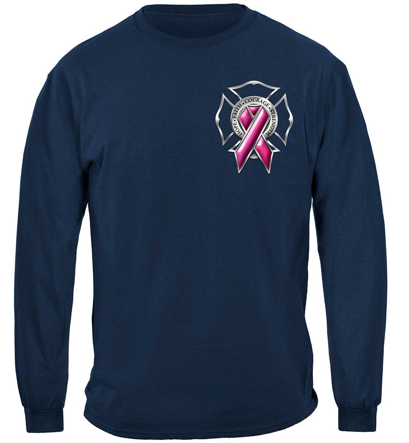 Firefighter Race For A Cure Premium Long Sleeves