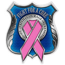 Police Race For a Cure Premium Reflective Decal
