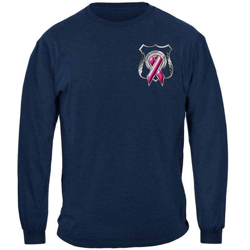 Police Race for a Cure Premium Hooded Sweat Shirt