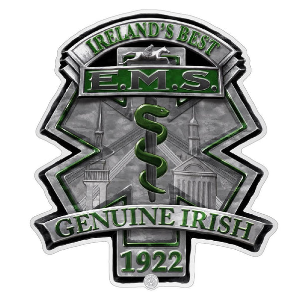 EMS Ireland  Iriah Best Premium Reflective Decal