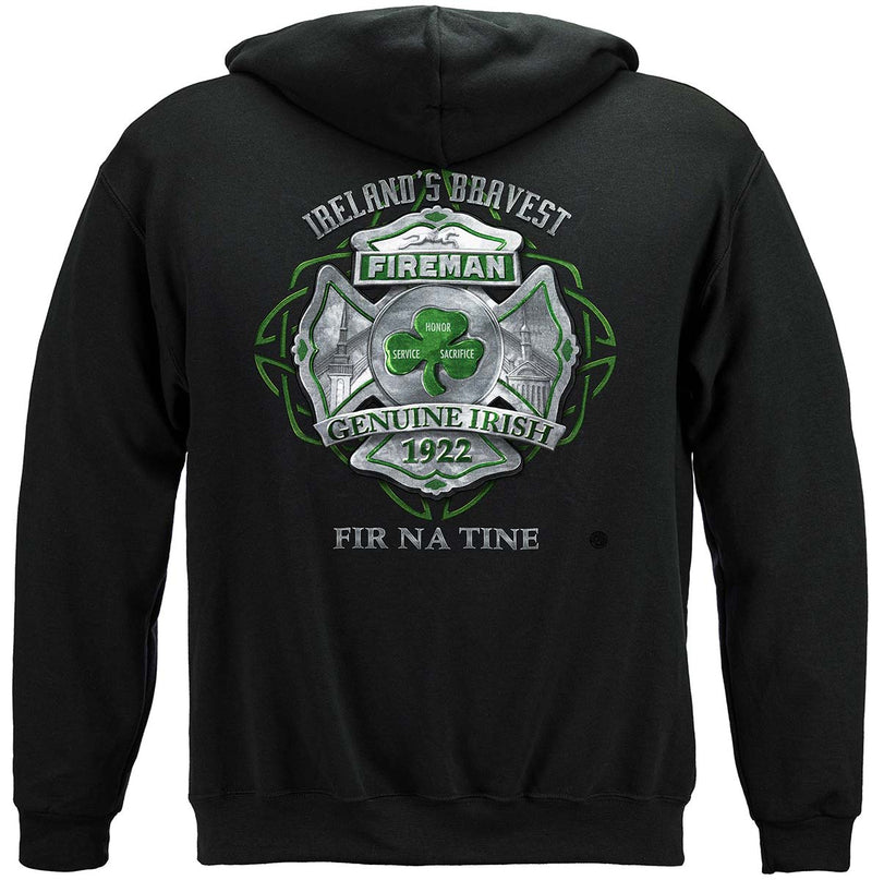 Firefighter Garda Irish Ireland's Irish Bravest Premium T-Shirt