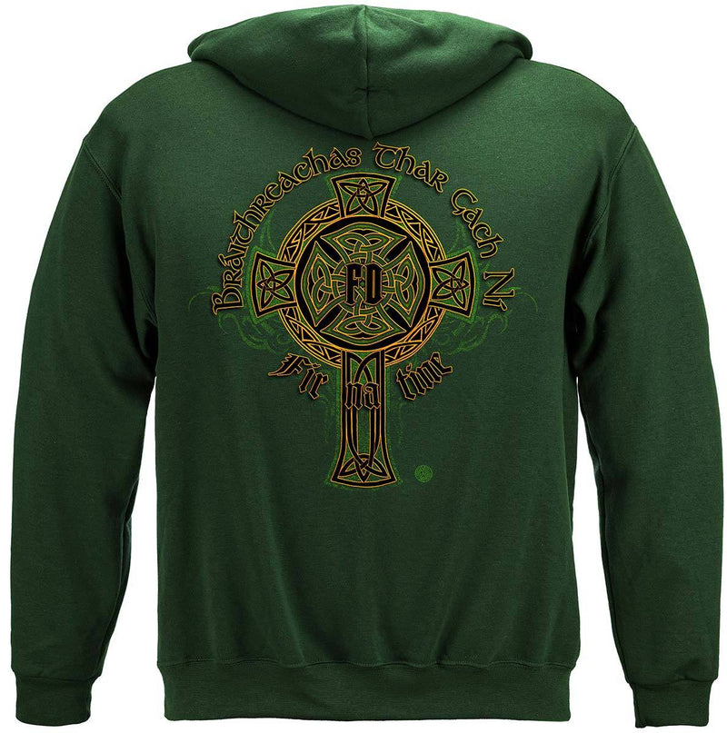Irish Firefighter Gold Cross Premium T-Shirt