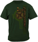 Irish Firefighter Gold Cross Premium Long Sleeves