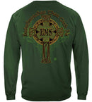 Irish EMS Gold Cross Premium Hooded Sweat Shirt