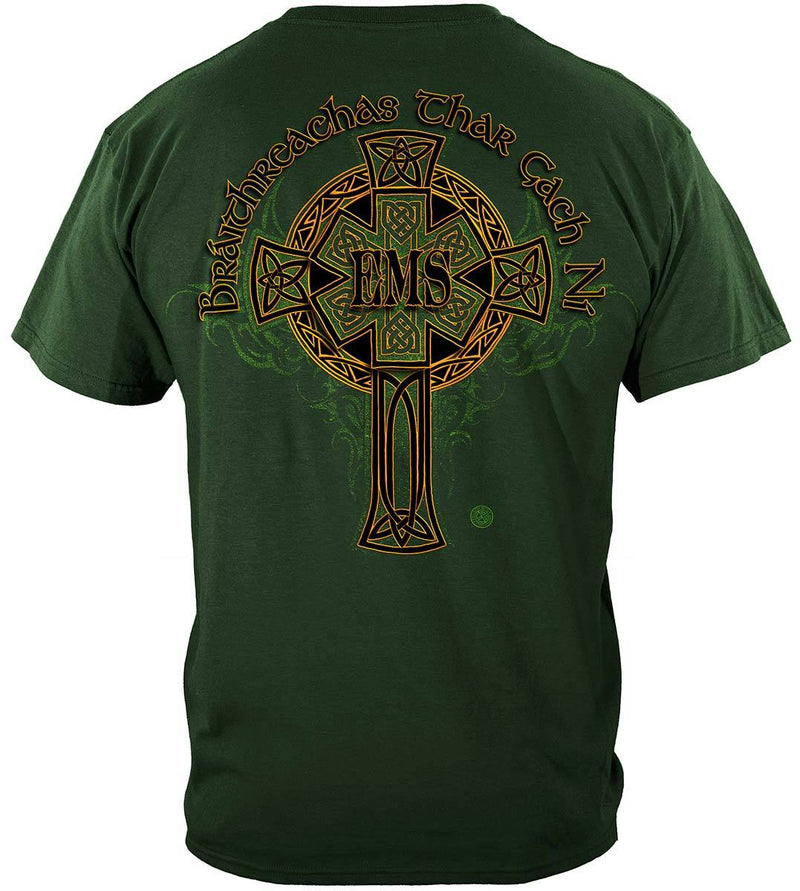 Irish EMS Gold Cross Premium T-Shirt