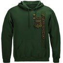 Irish Police Gold Cross Premium Hooded Sweat Shirt