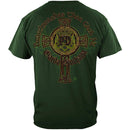 Irish Police Gold Cross Premium Hooded Sweat Shirt