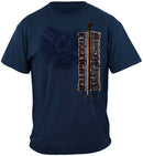 Absolute Firefighter Blue Print Premium Long Sleeves