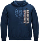 Absolute Volunteer Firefighter Blue Print Premium Long Sleeves