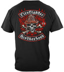 Firefighter Biker Cross Bones Premium Hooded Sweat Shirt