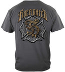 Firefighter Vintage Premium Hooded Sweat Shirt