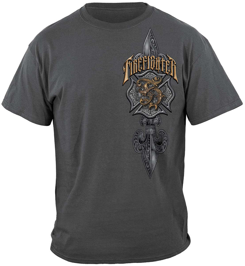 Firefighter Vintage Premium Hooded Sweat Shirt