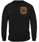 Firefighter Biker And Axes Premium Long Sleeves