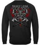 Firefighter Fearless Silver Foil Premium Long Sleeves