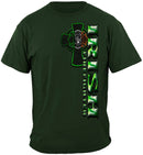 Firefighter Irish Green Foil Premium T-Shirt