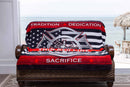 Thin Red Line Firefighter Premium Blanket