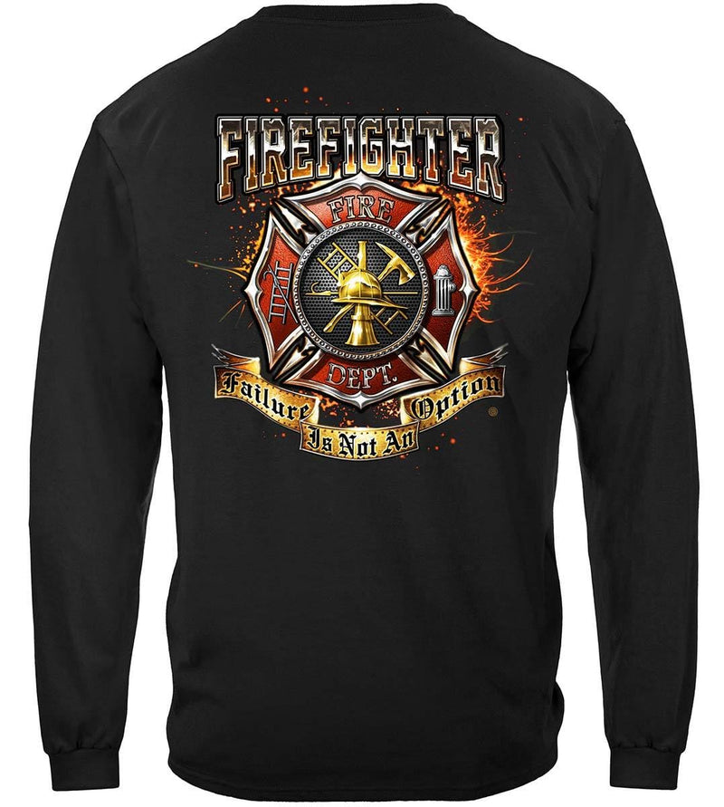 Firefighter Failure Is Not An Option Premium Hooded Sweat Shirt