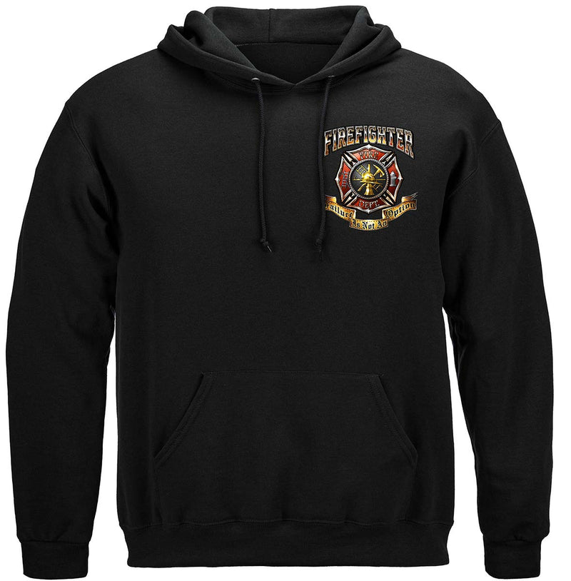 Firefighter Failure Is Not An Option Premium Hooded Sweat Shirt